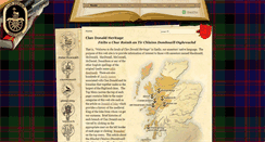 Desktop Screenshot of clandonald-heritage.com